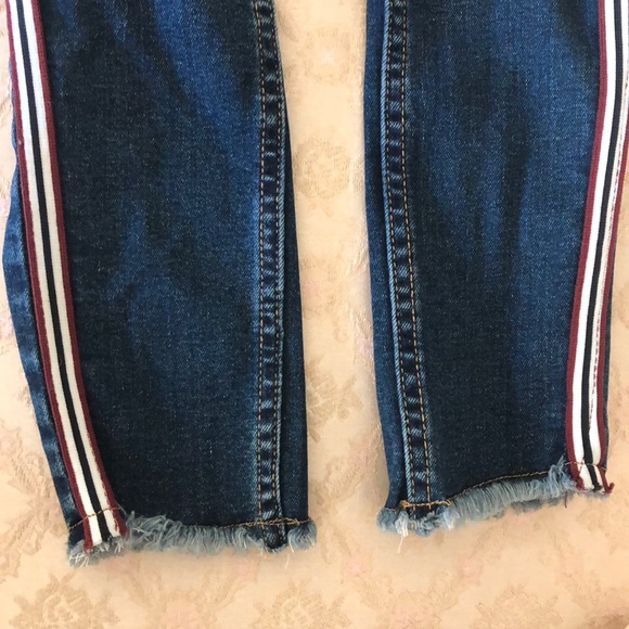 Embellished Side Stripe Skinny Jeans - Picture 3 of 5